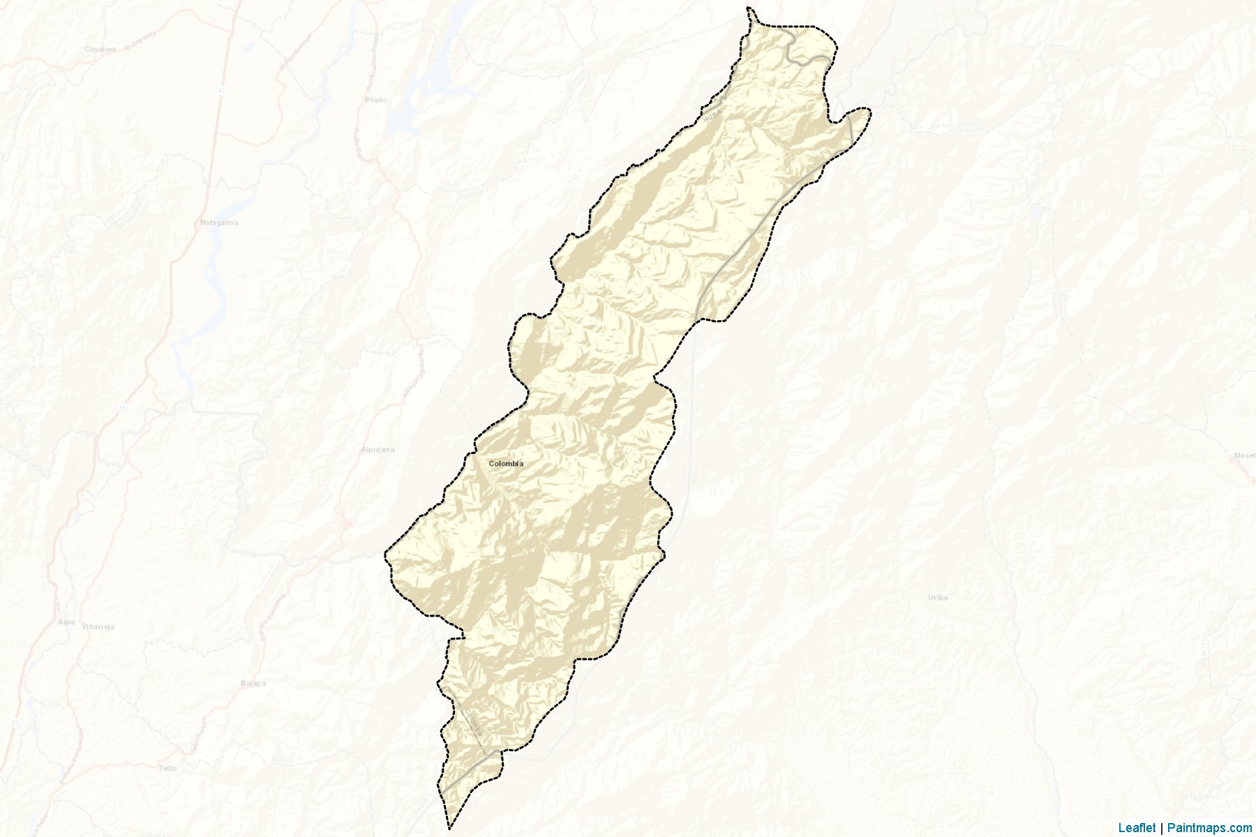 Colombia (Huila) Map Cropping Samples-2