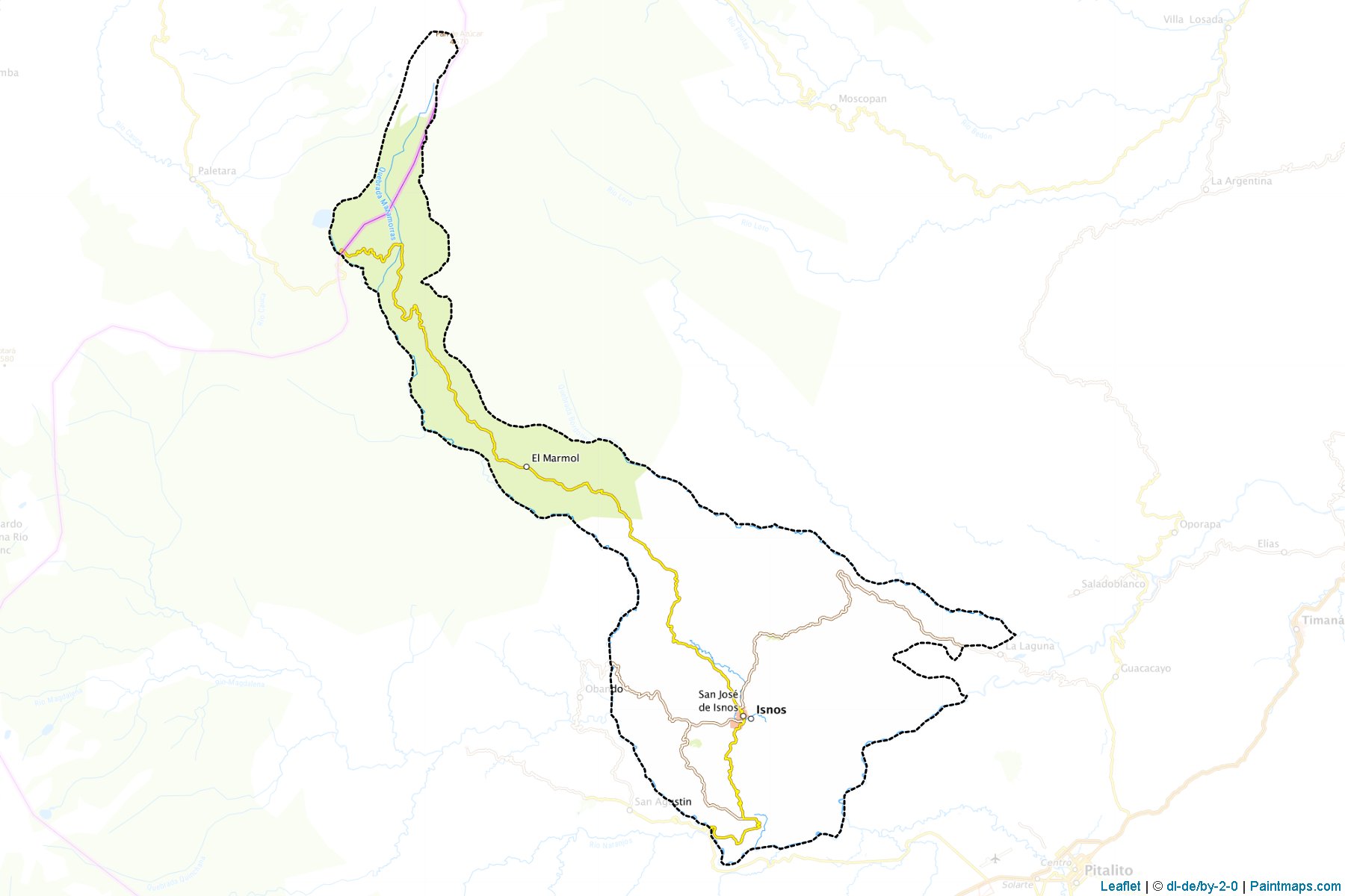 Isnos (Huila) Map Cropping Samples-1