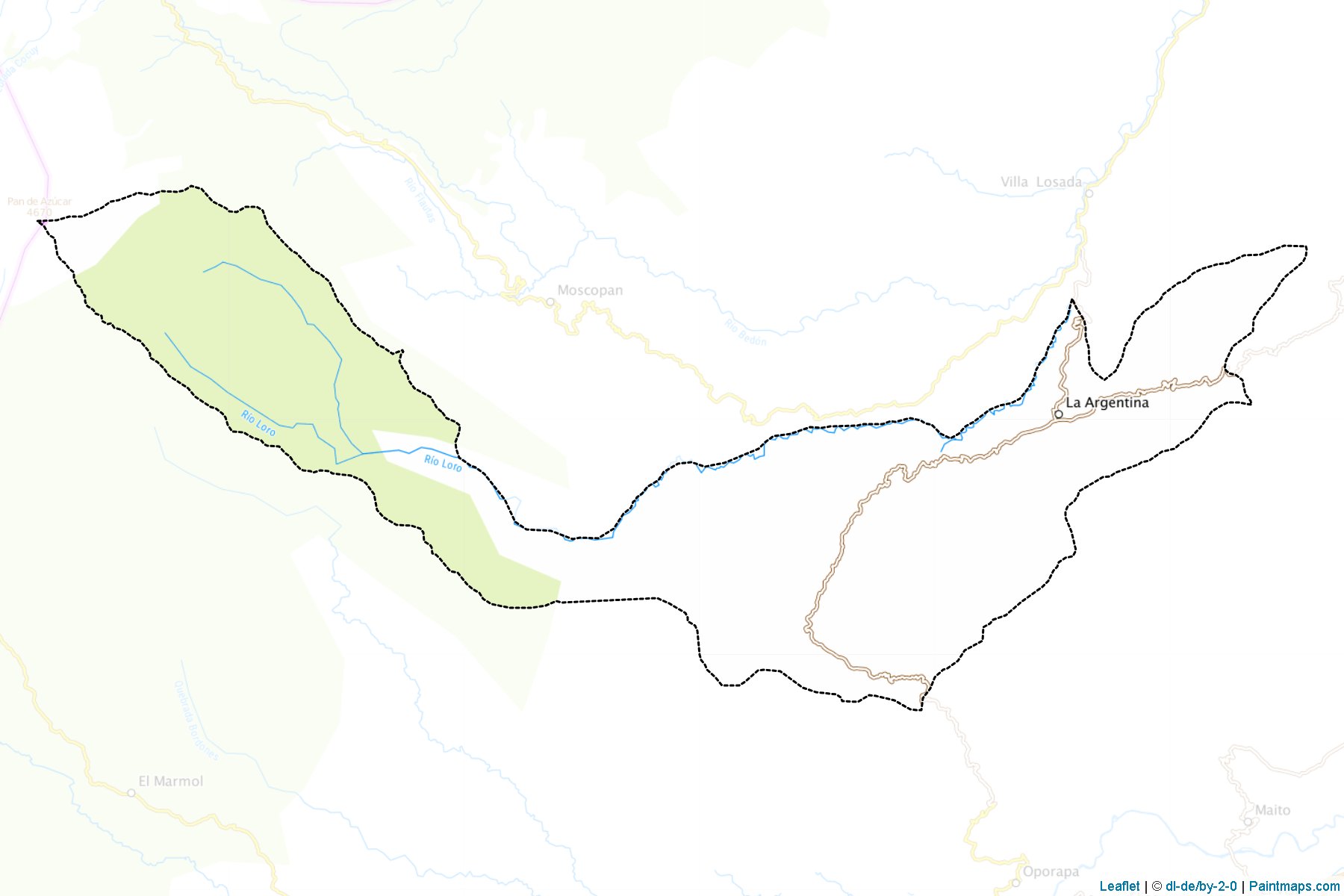 Muestras de recorte de mapas La Argentina (Huila)-1