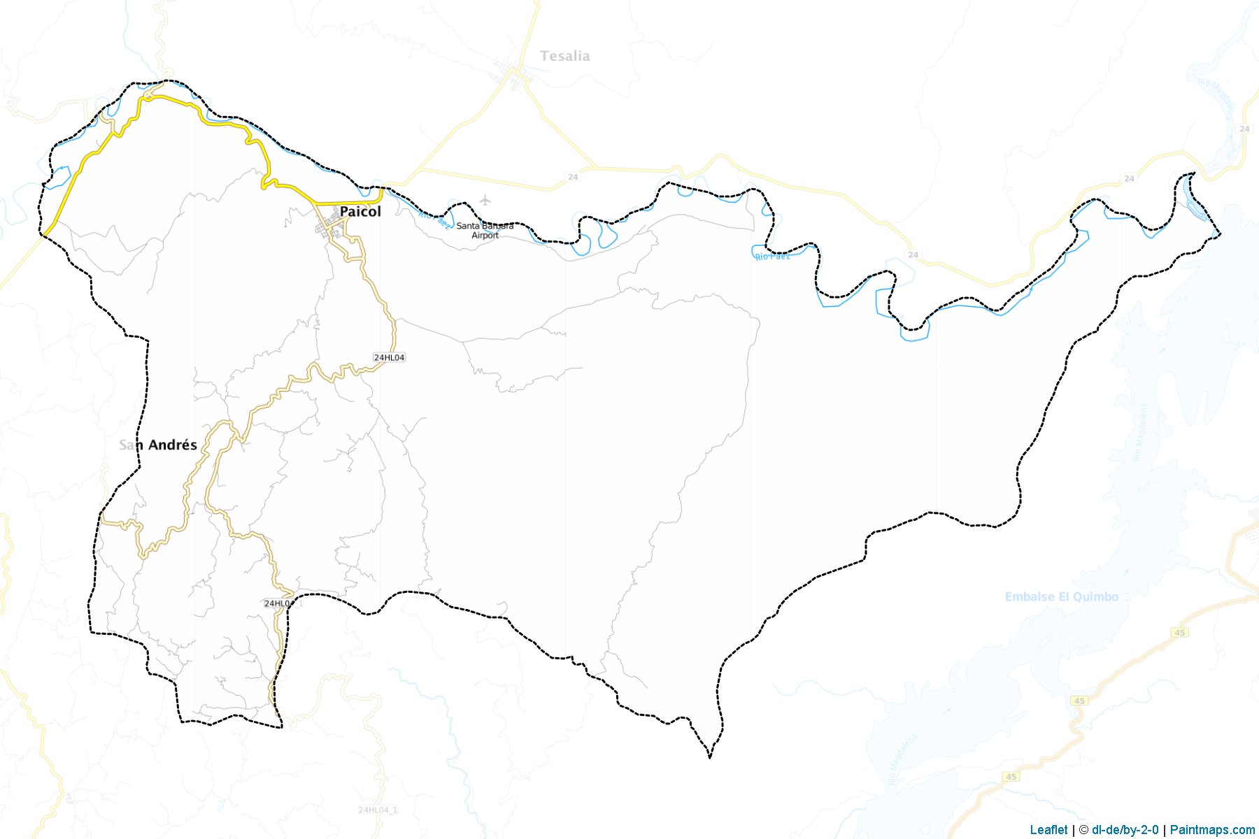 Paicol (Huila) Map Cropping Samples-1