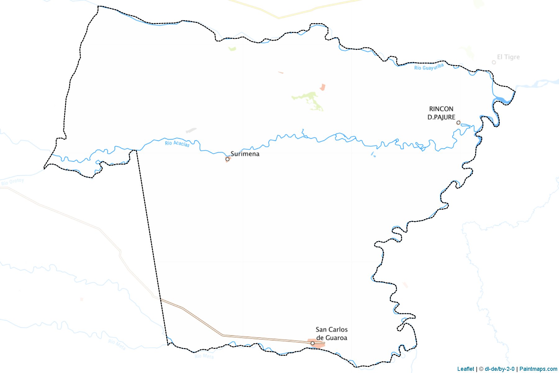 Muestras de recorte de mapas San Carlos De Guaroa (Meta)-1