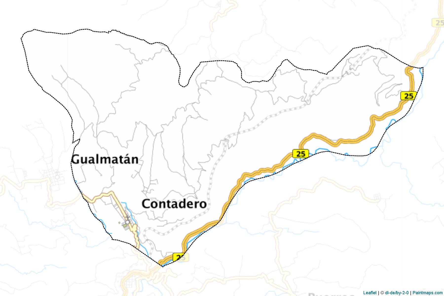 Contadero (Nariño) Haritası Örnekleri-1