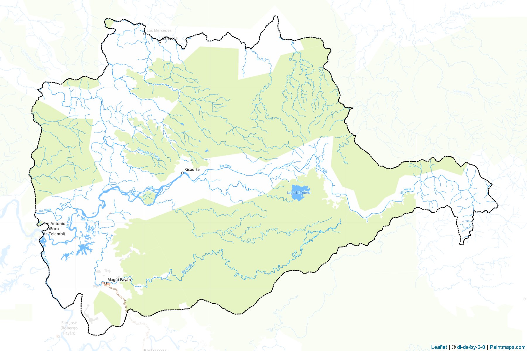 Maguí (Nariño) Haritası Örnekleri-1