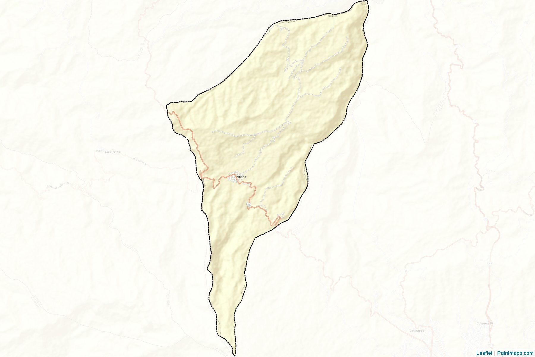 Pasto (Nariño) Haritası Örnekleri-2