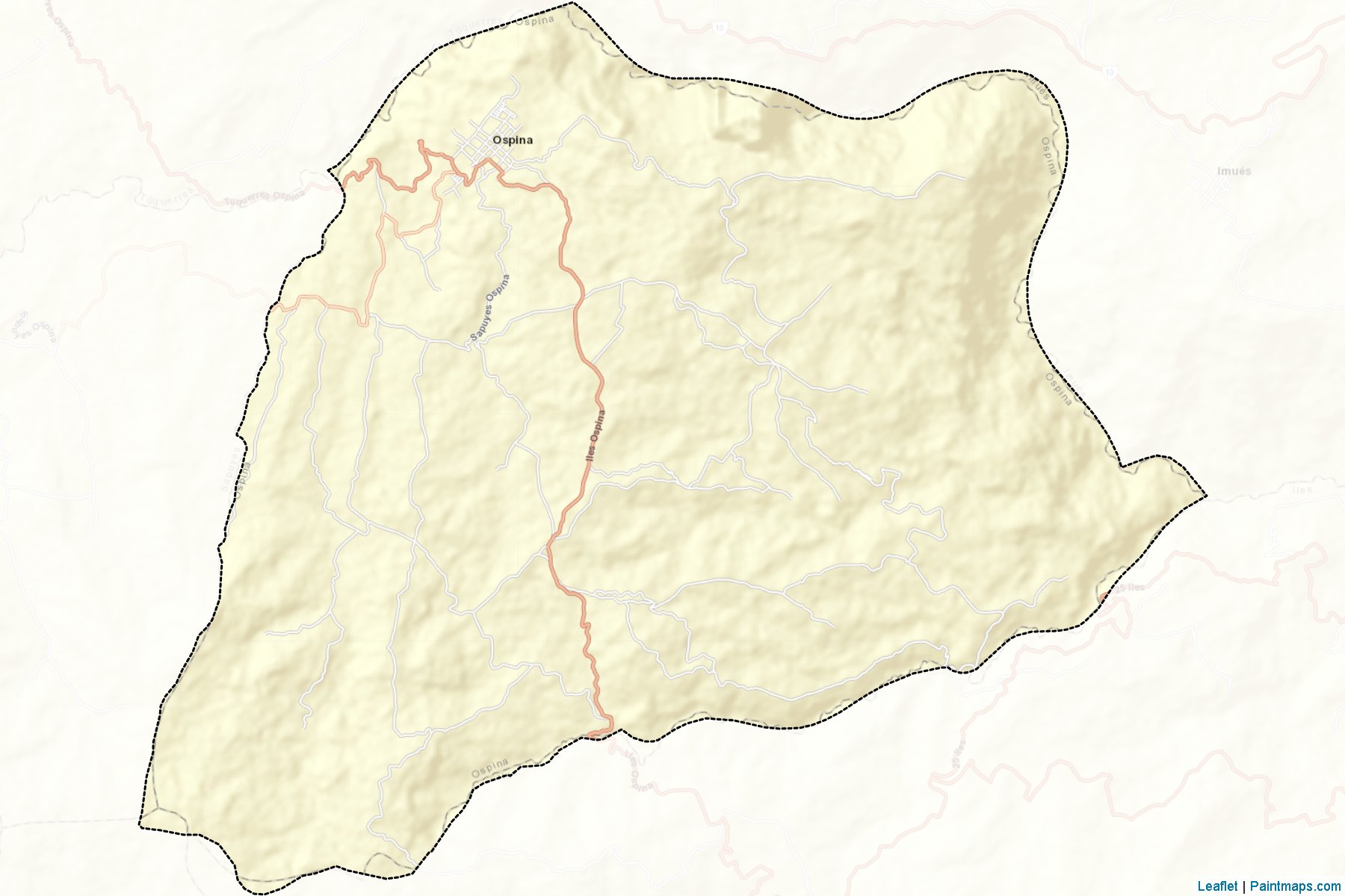 Ospina (Nariño) Haritası Örnekleri-2