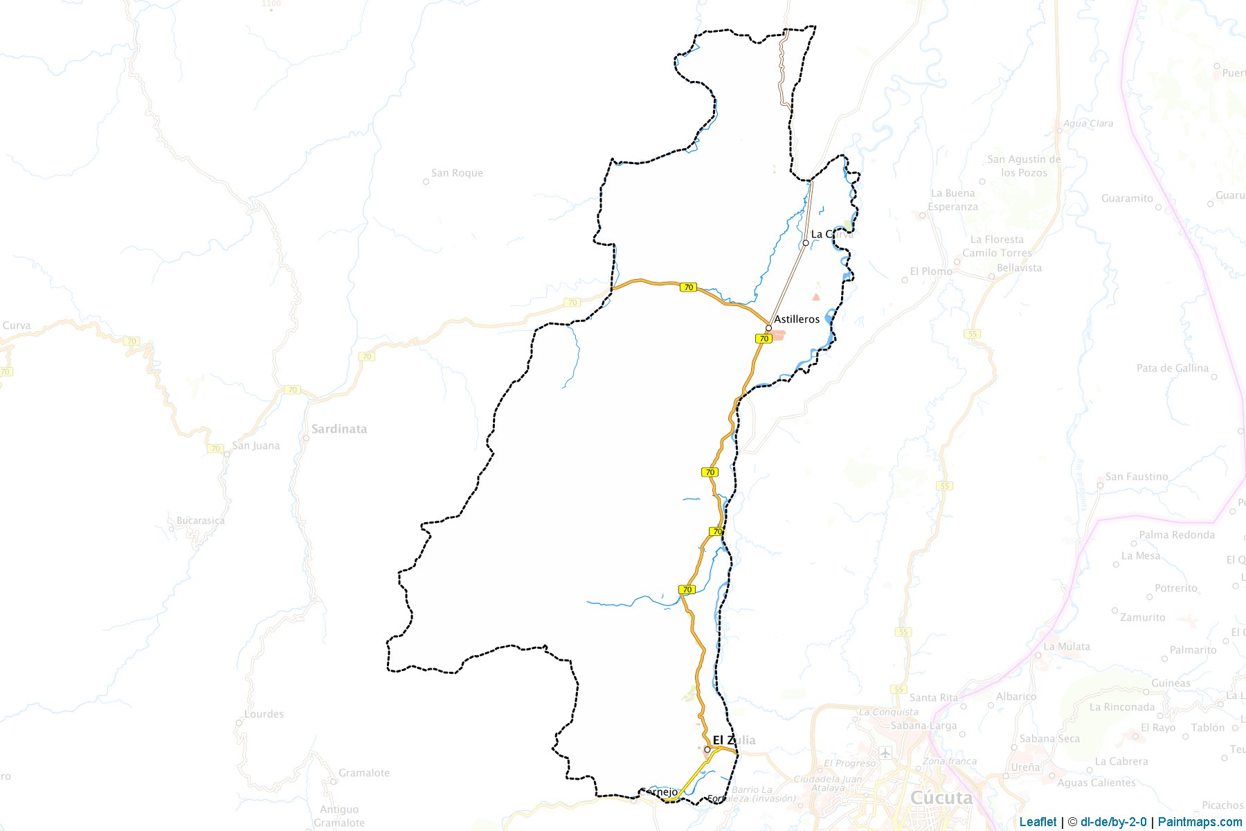 El Zulia (Norte de Santander) Map Cropping Samples-1