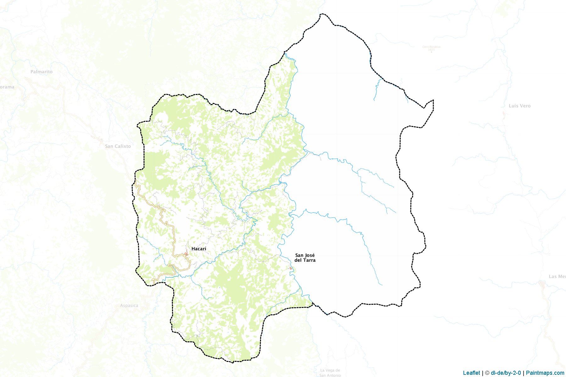 Muestras de recorte de mapas Hacarí (Norte de Santander)-1