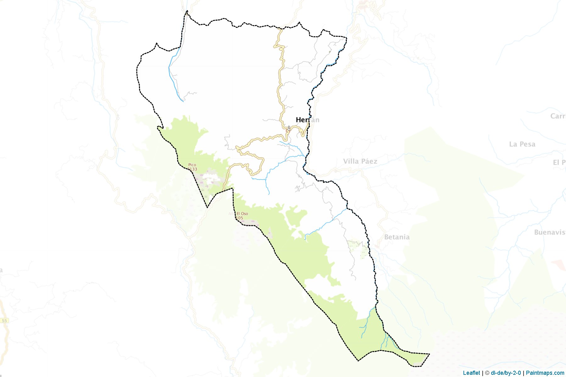 Muestras de recorte de mapas Herrán (Norte de Santander)-1