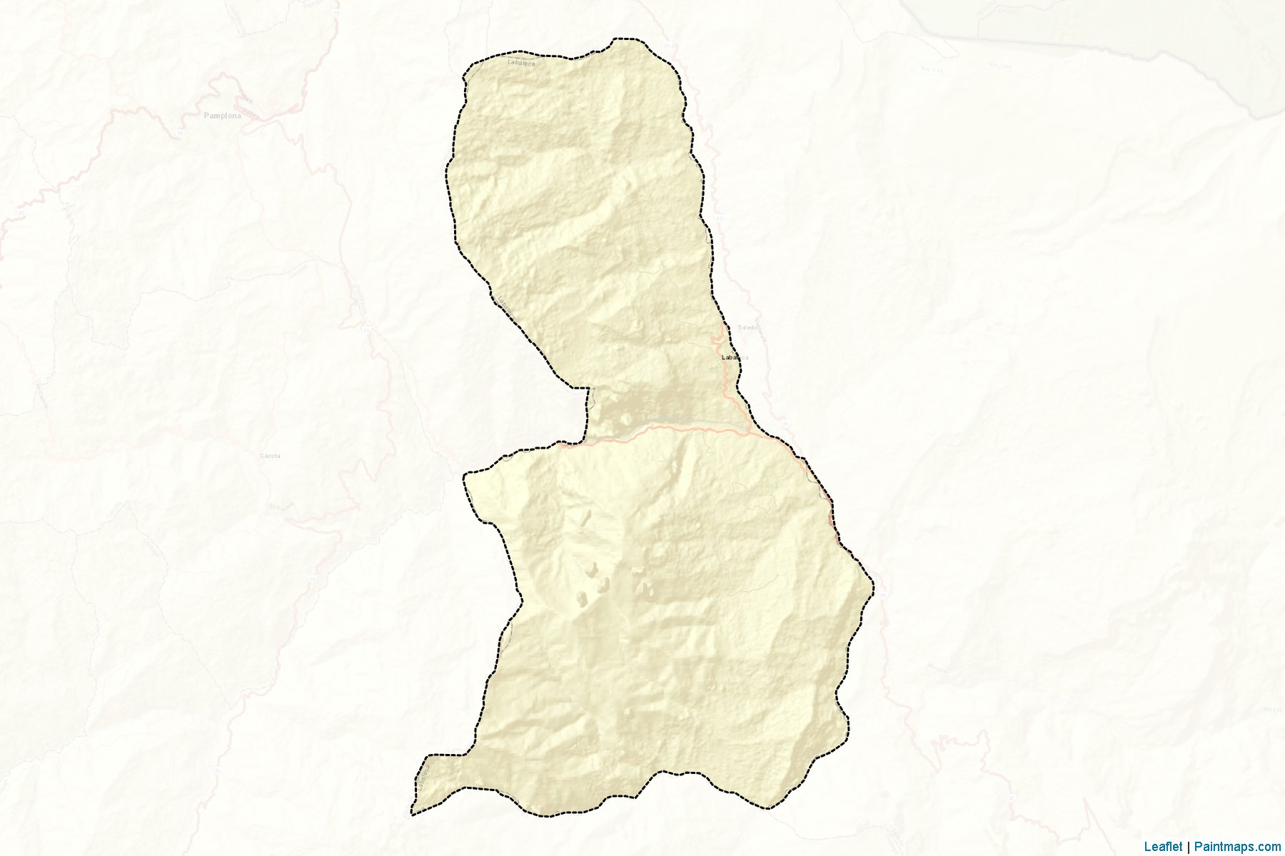 Labateca (Norte de Santander) Map Cropping Samples-2