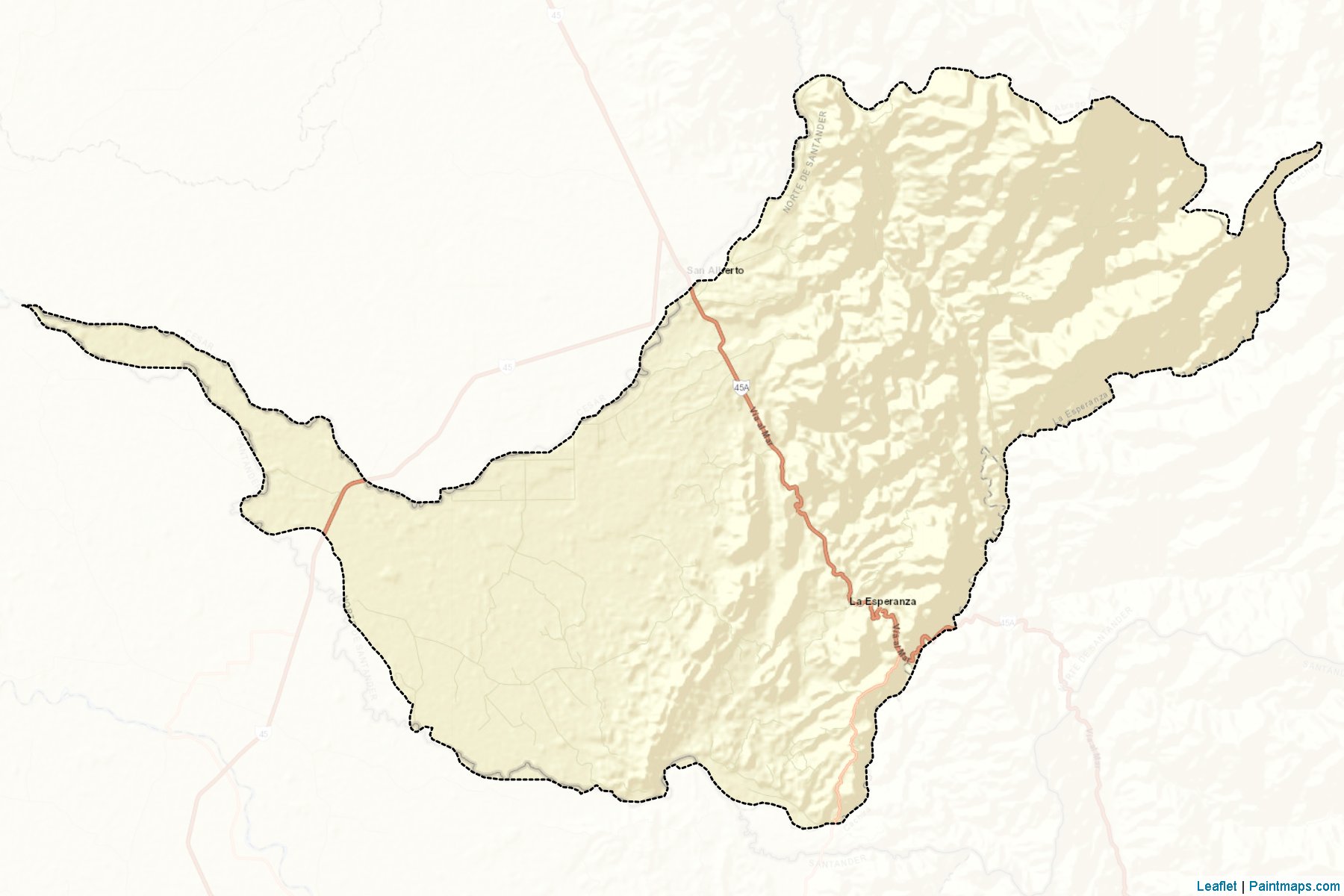 Muestras de recorte de mapas La Esperanza (Norte de Santander)-2