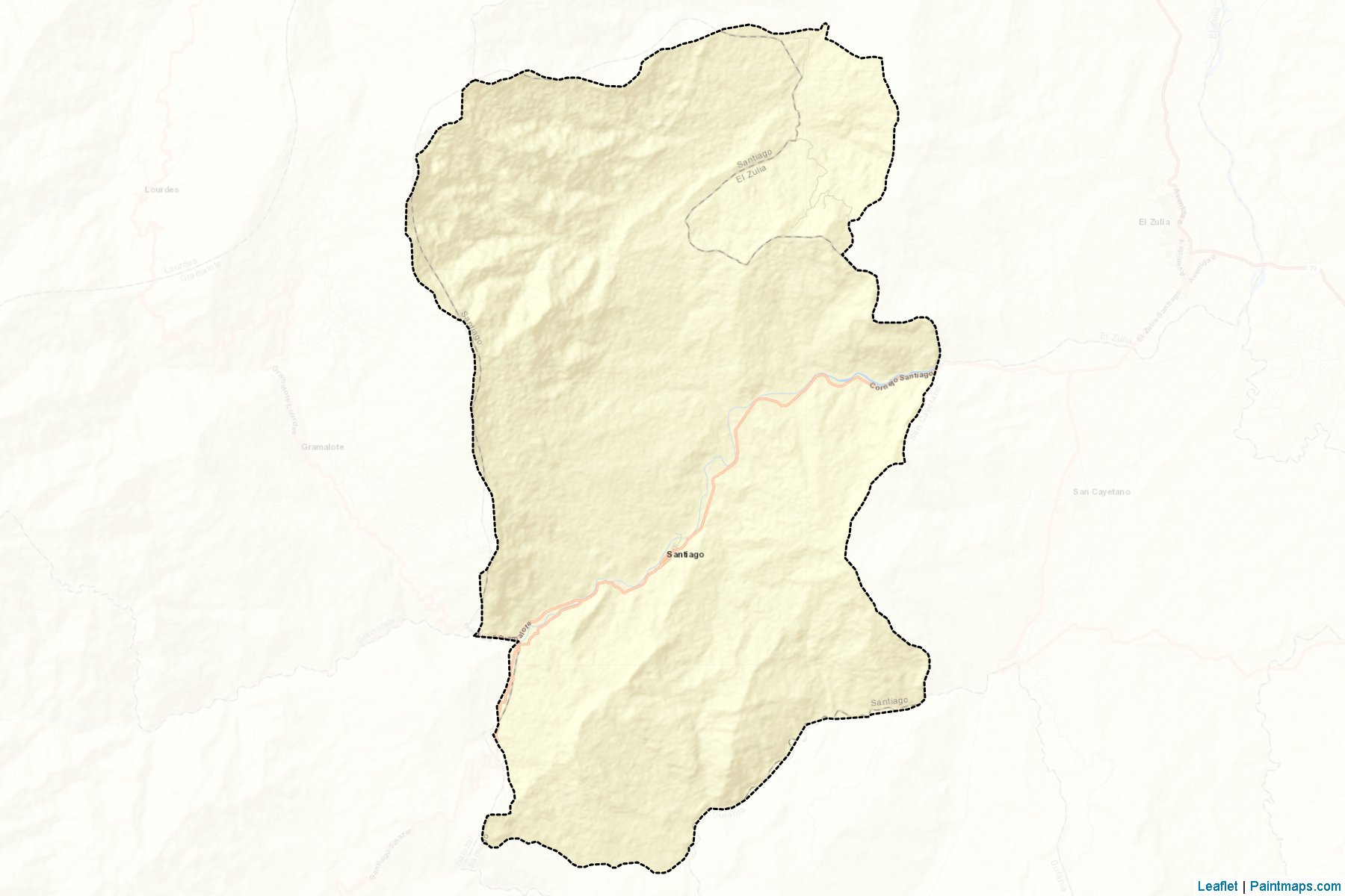 Santiago (Norte de Santander) Map Cropping Samples-2