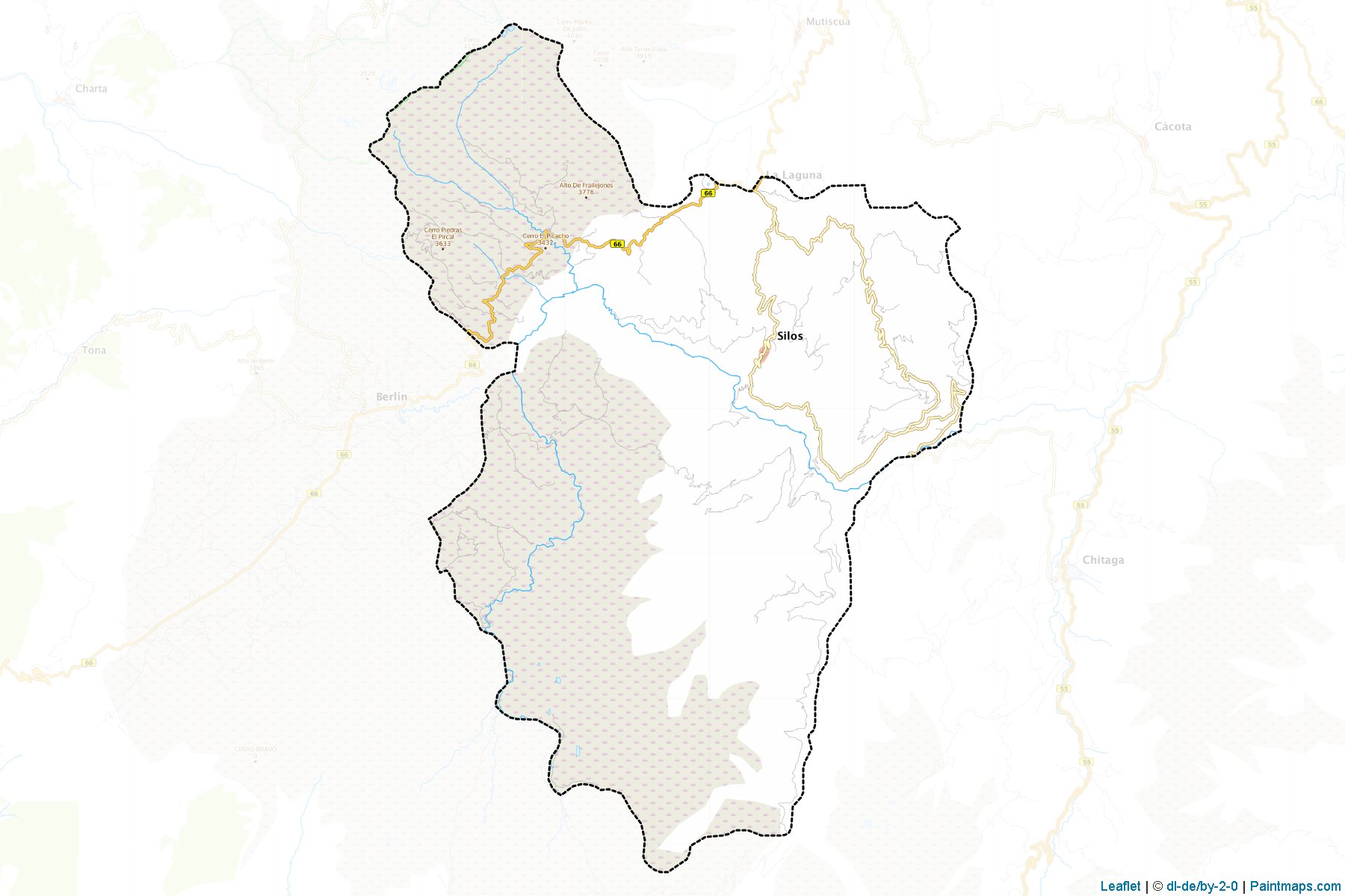 Muestras de recorte de mapas Silos (Norte de Santander)-1