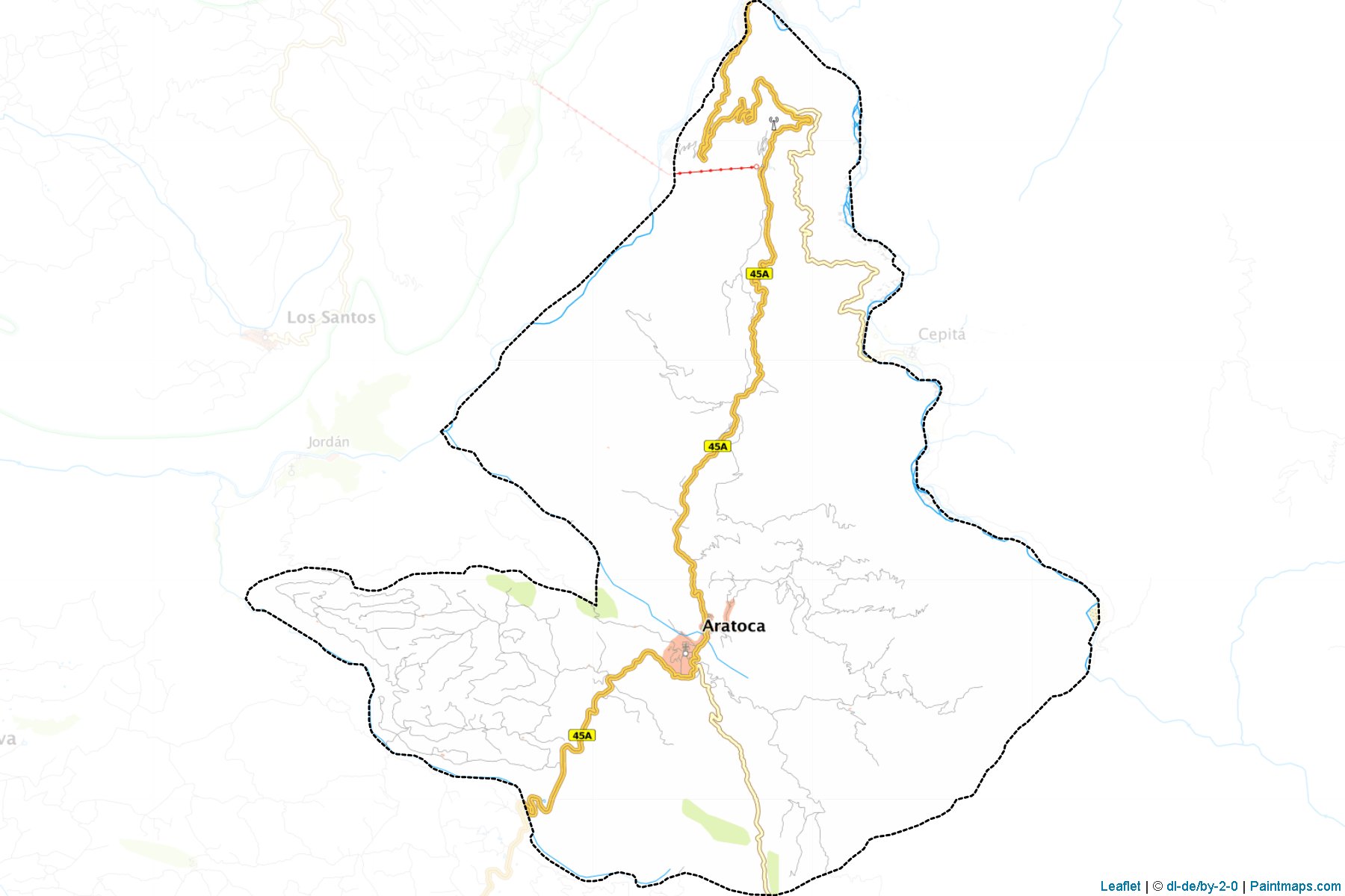 Aratoca (Santander) Map Cropping Samples-1