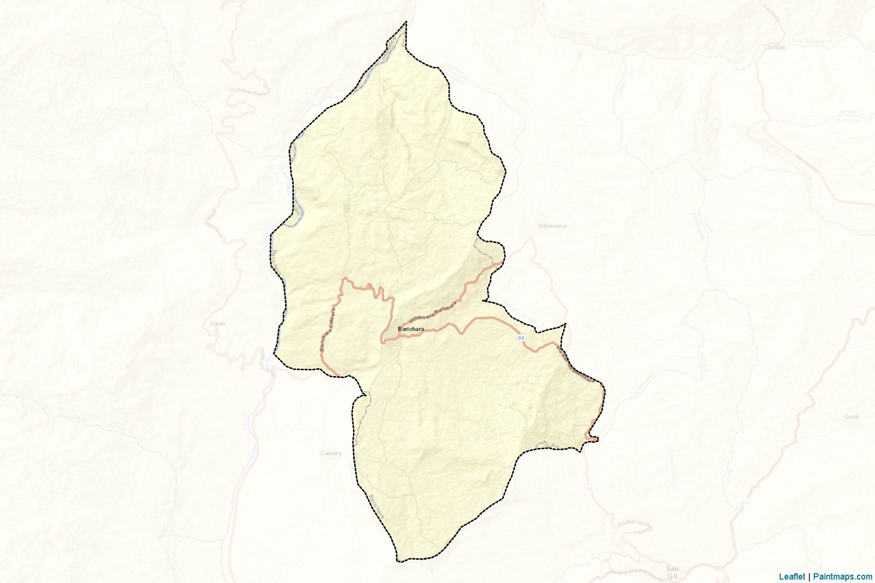 Barichara (Santander) Map Cropping Samples-2