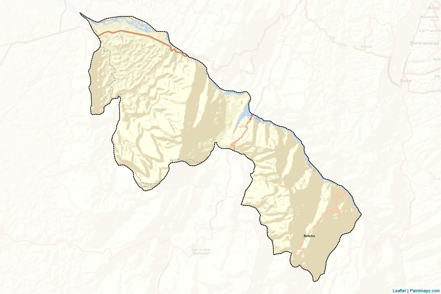 Muestras de recorte de mapas Betulia (Santander)-2