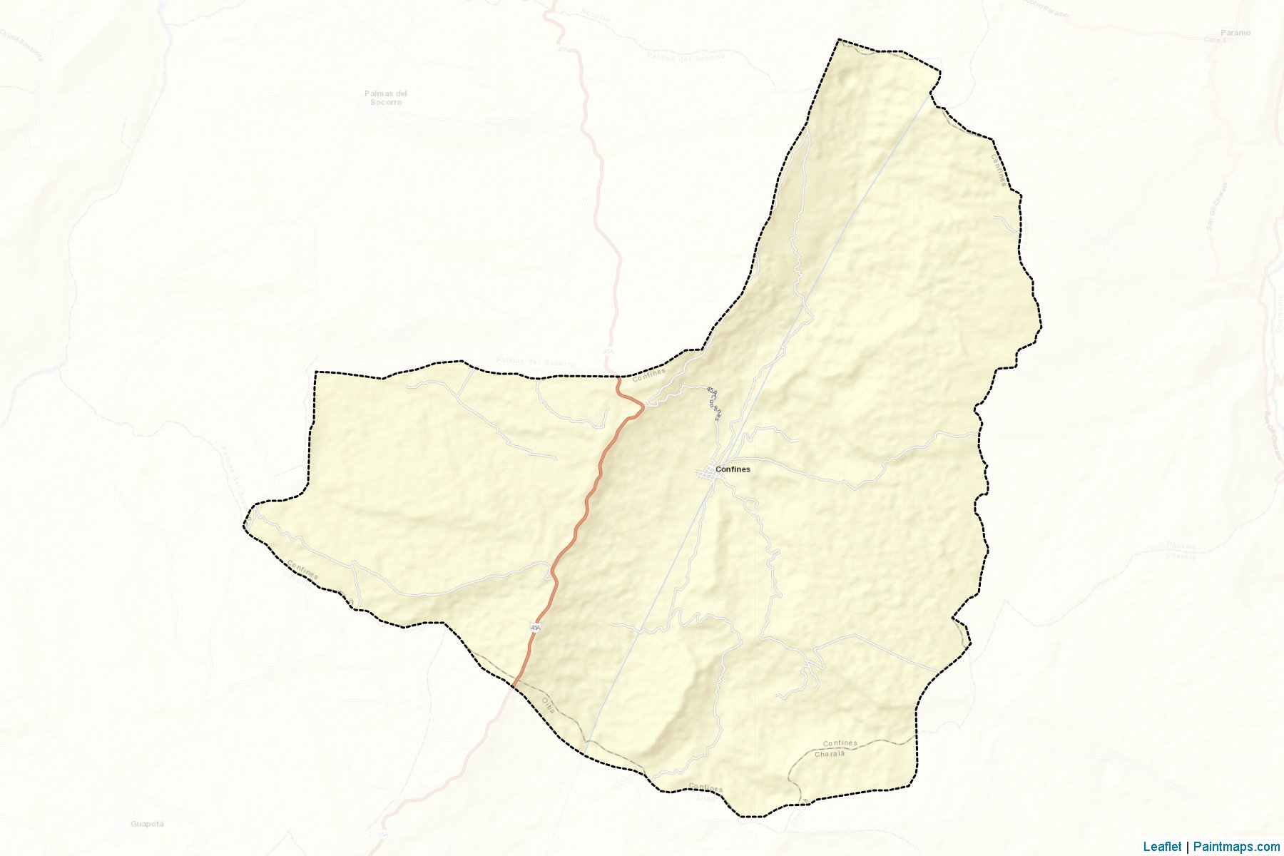 Muestras de recorte de mapas Confines (Santander)-2