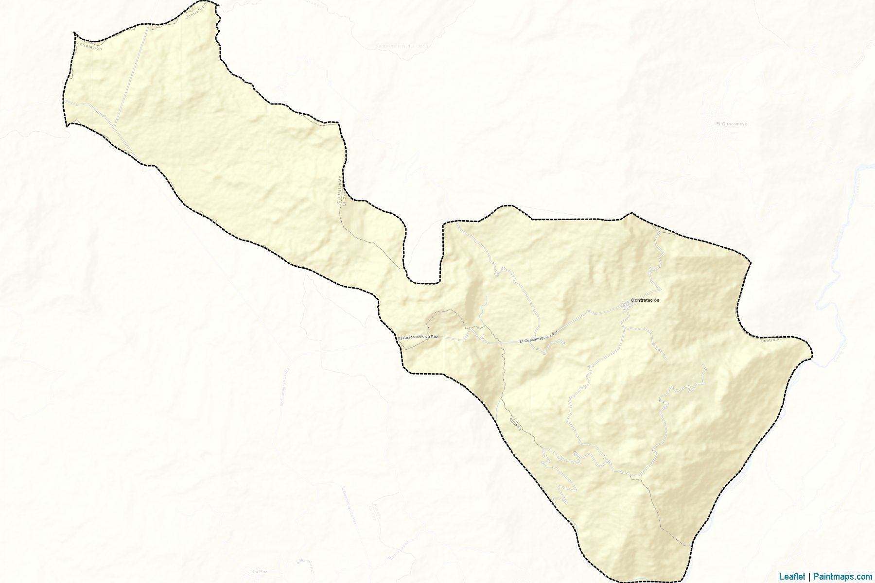 Muestras de recorte de mapas El Guacamayo (Santander)-2