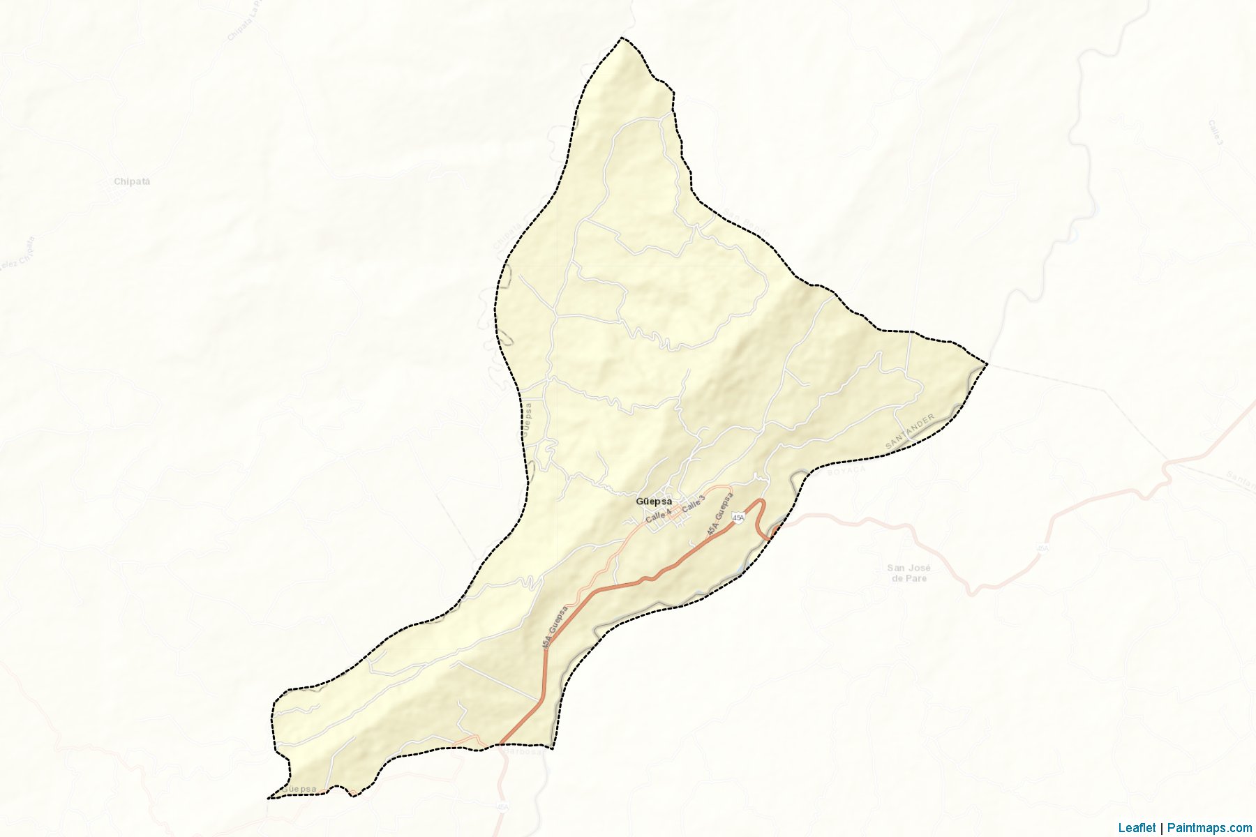 Muestras de recorte de mapas Guepsa (Santander)-2