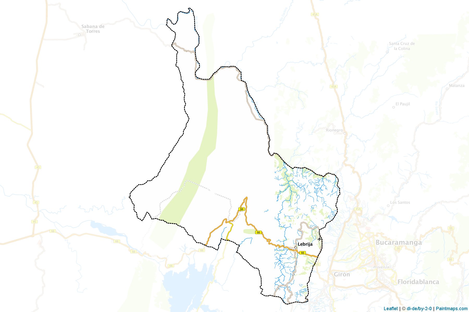 Muestras de recorte de mapas Lebrija (Santander)-1