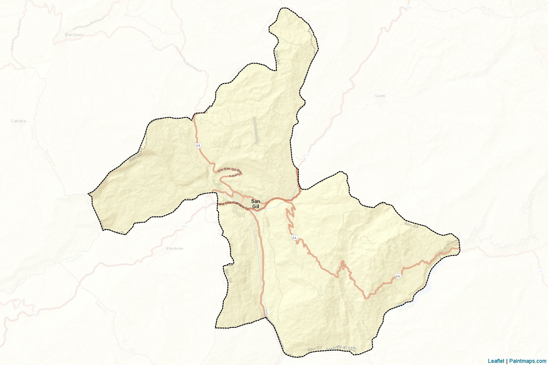 San Gil (Santander) Map Cropping Samples-2