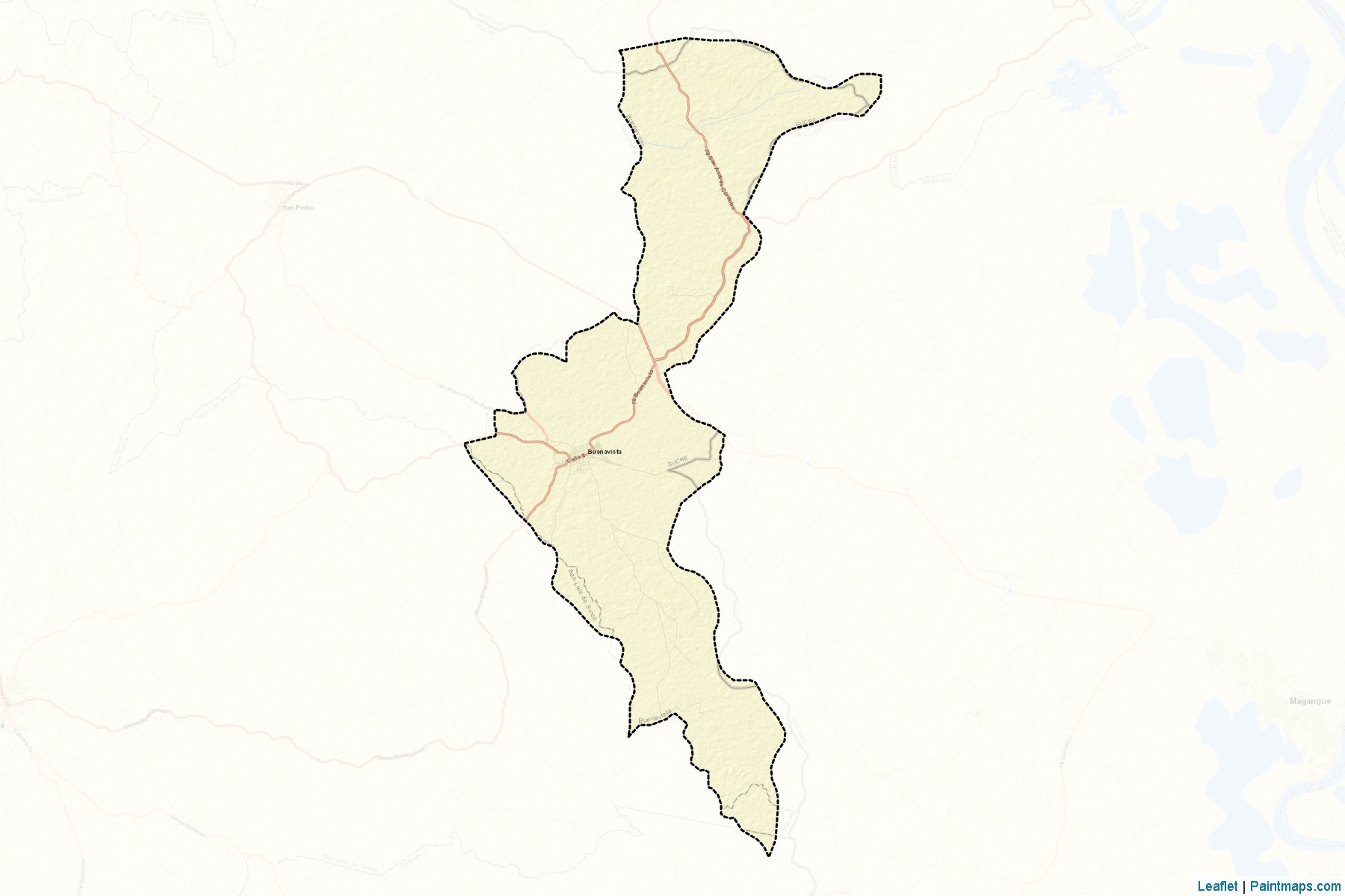 Muestras de recorte de mapas Buenavista (Sucre)-2