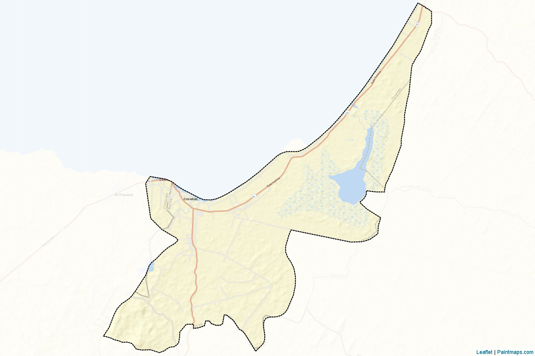 Muestras de recorte de mapas Coveñas (Sucre)-2