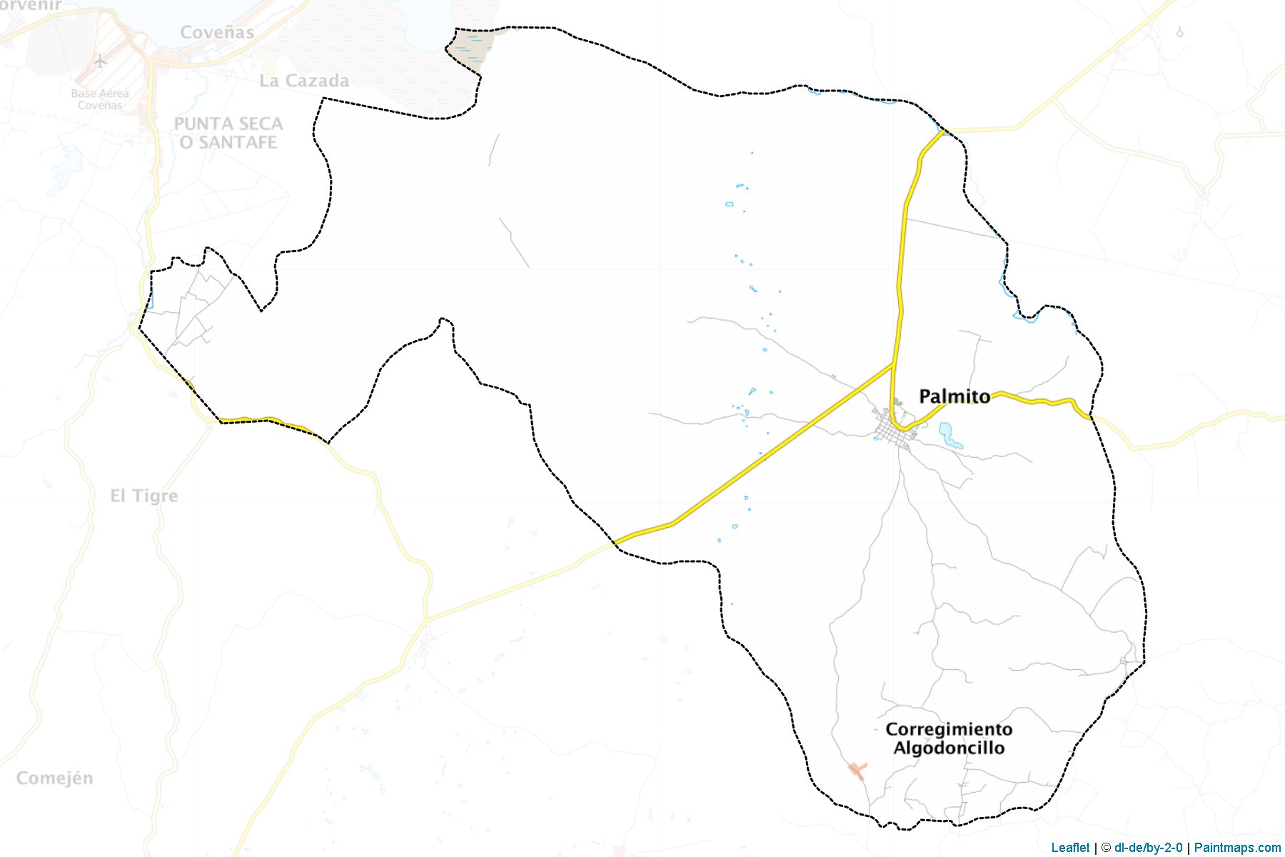 Palmito (Sucre) Map Cropping Samples-1