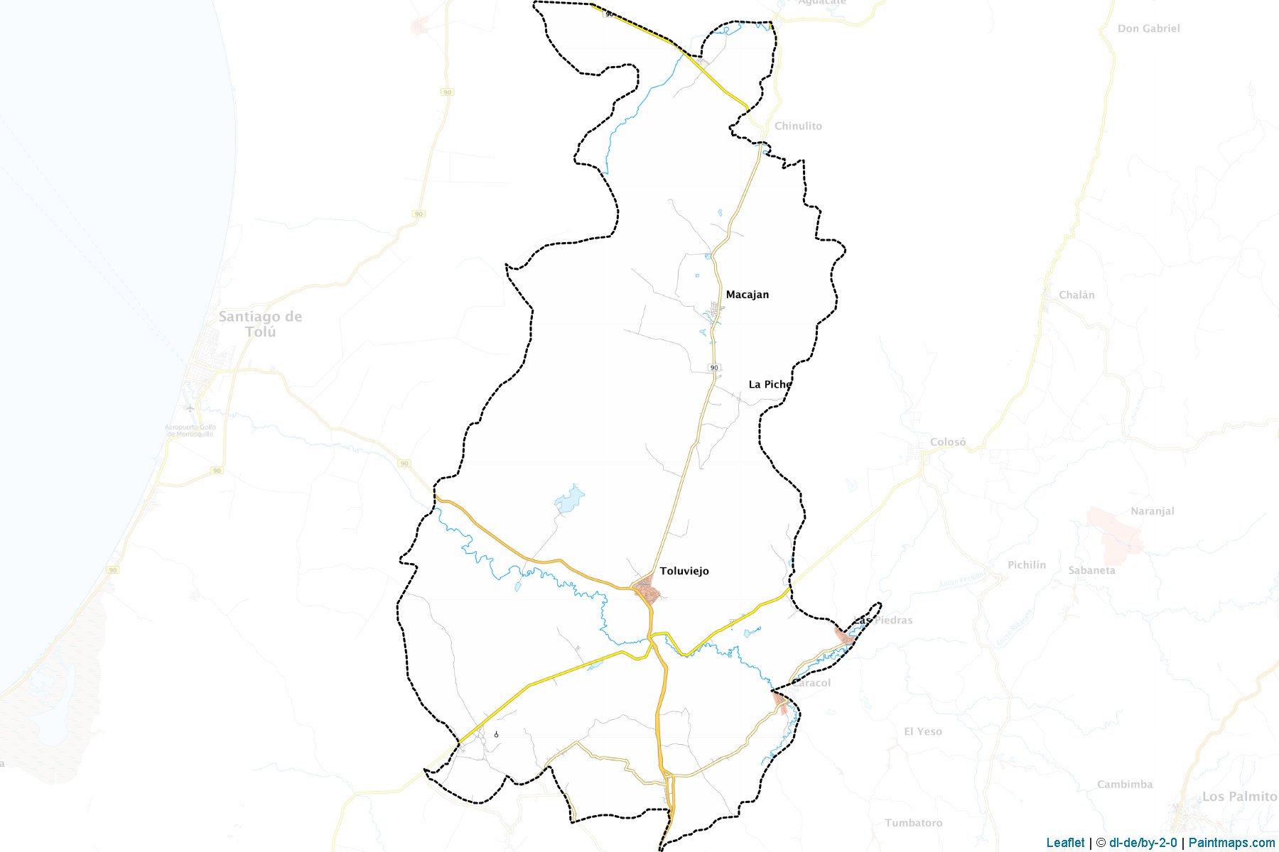 Toluviejo (Sucre) Map Cropping Samples-1