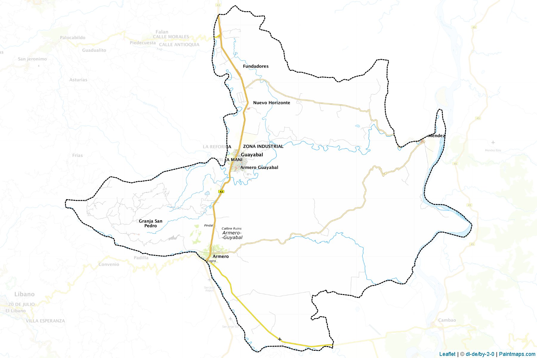 Muestras de recorte de mapas Armero (Tolima)-1