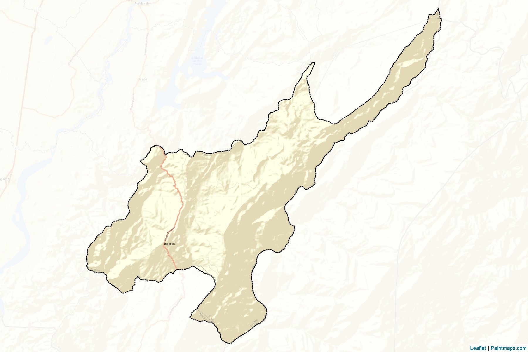 Muestras de recorte de mapas Dolores (Tolima)-2