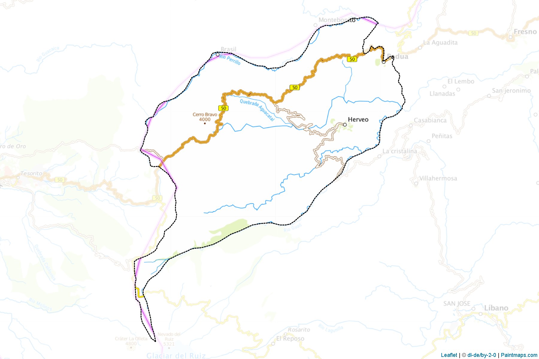 Muestras de recorte de mapas Herveo (Tolima)-1