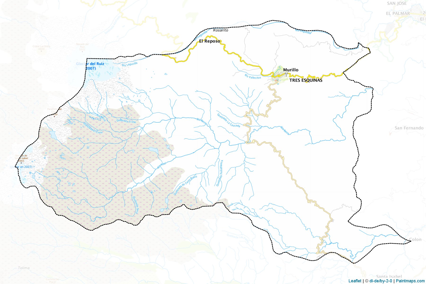 Muestras de recorte de mapas Murillo (Tolima)-1