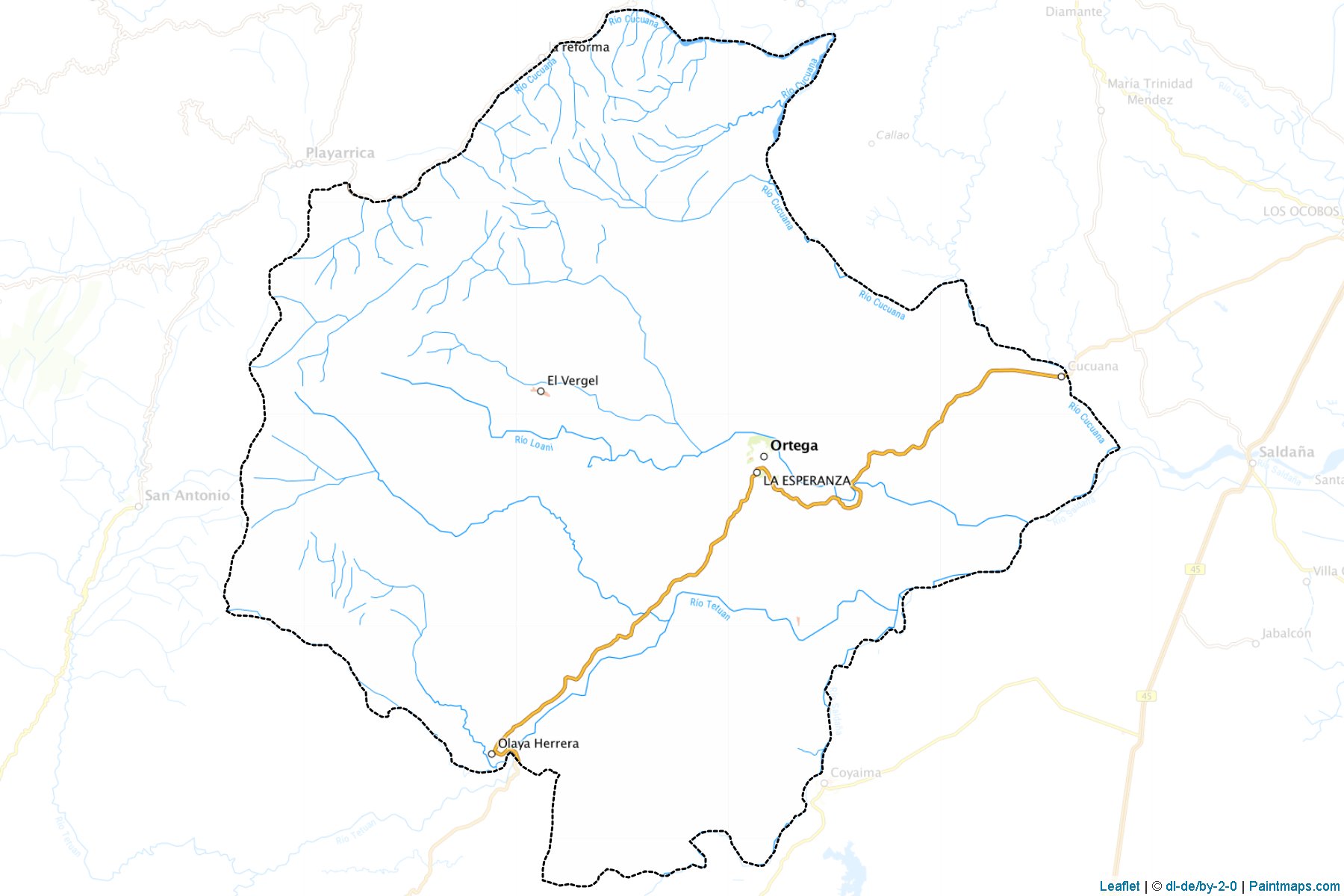 Ortega (Tolima) Map Cropping Samples-1