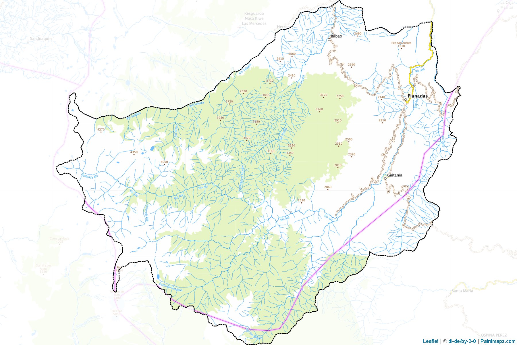 Muestras de recorte de mapas Planadas (Tolima)-1