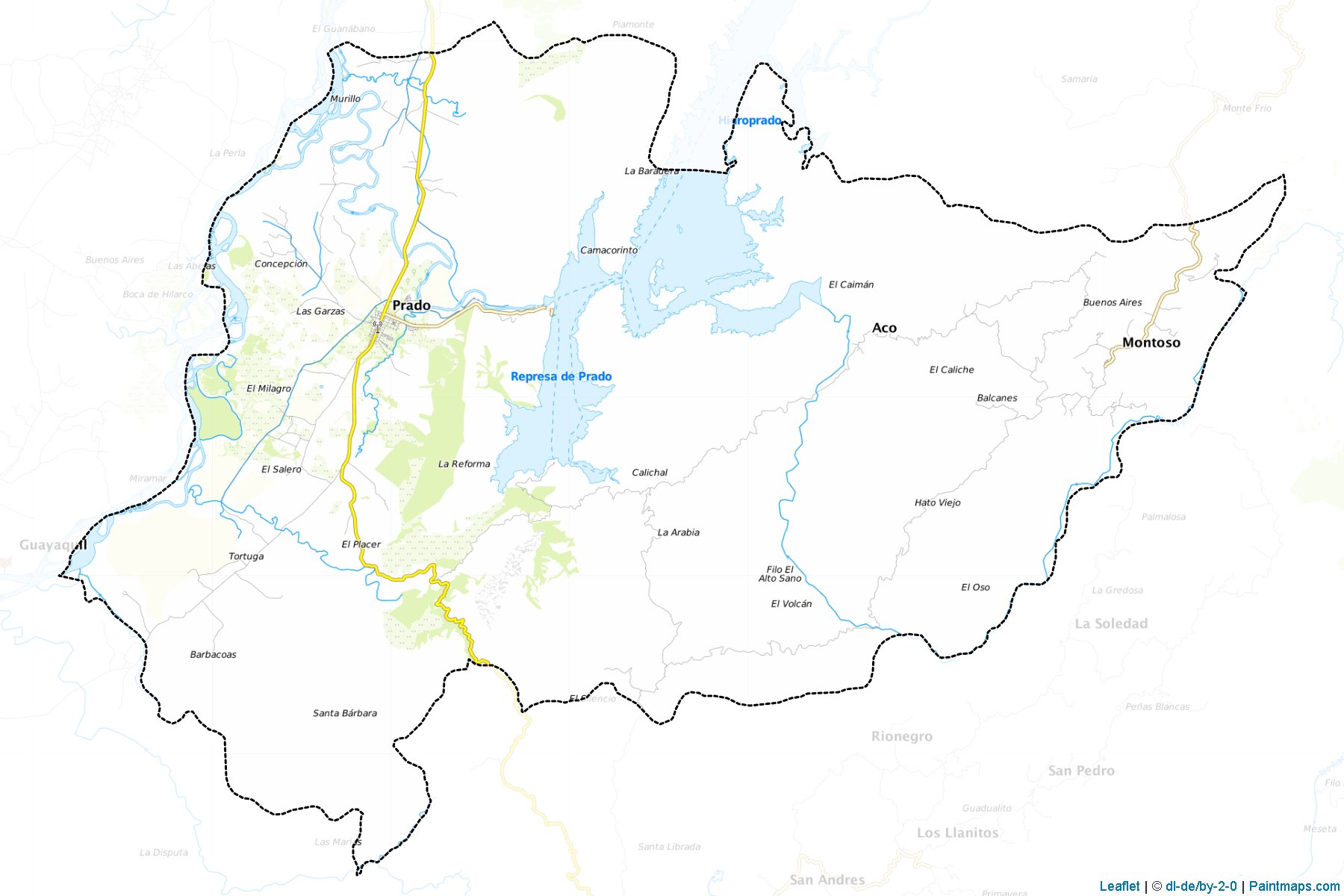 Prado (Tolima) Map Cropping Samples-1