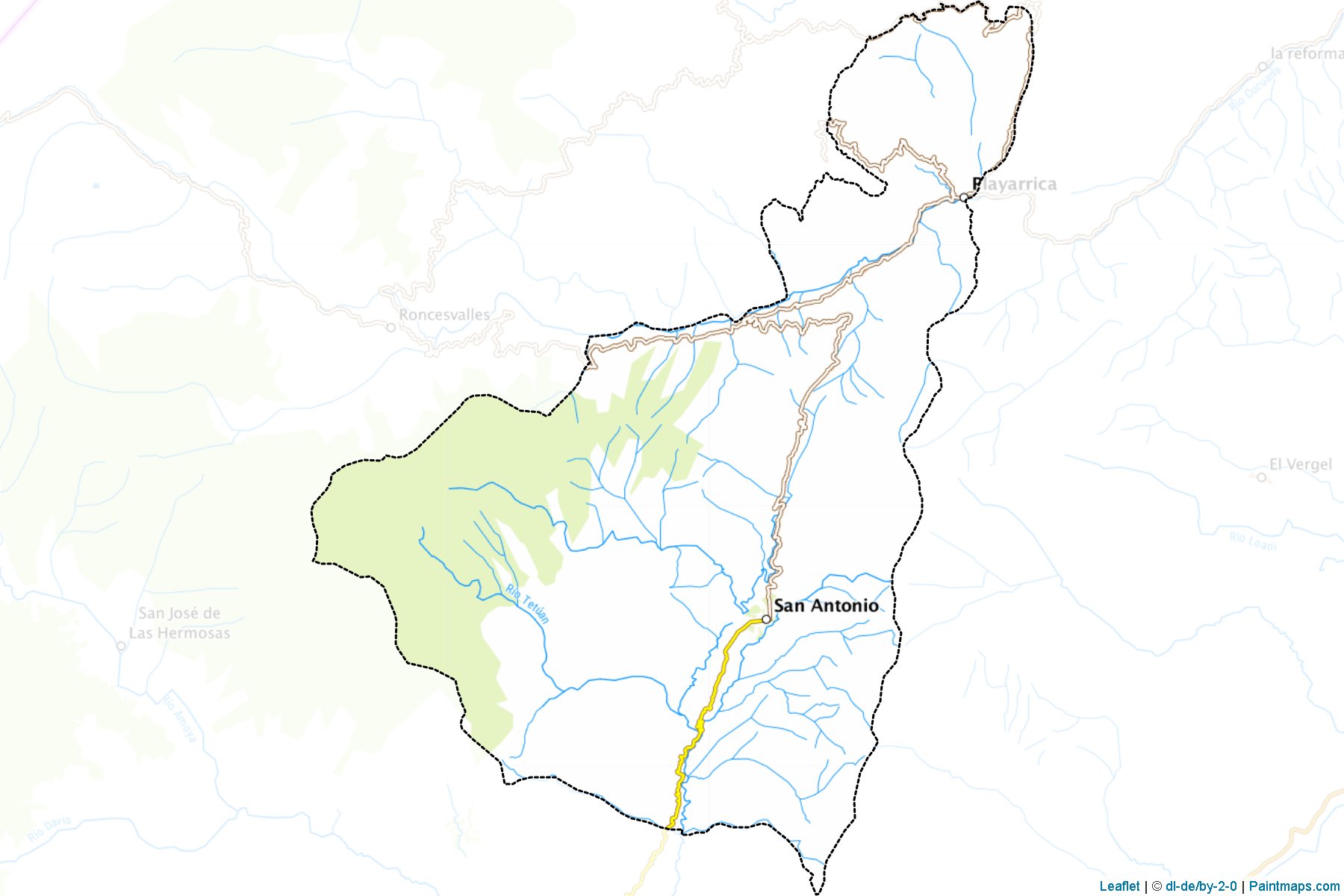 Muestras de recorte de mapas San Antonio (Tolima)-1