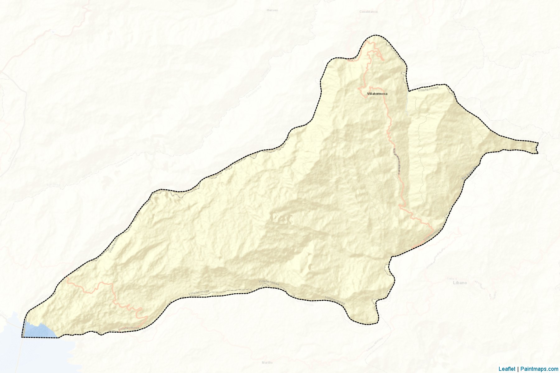 Muestras de recorte de mapas Villahermosa (Tolima)-2