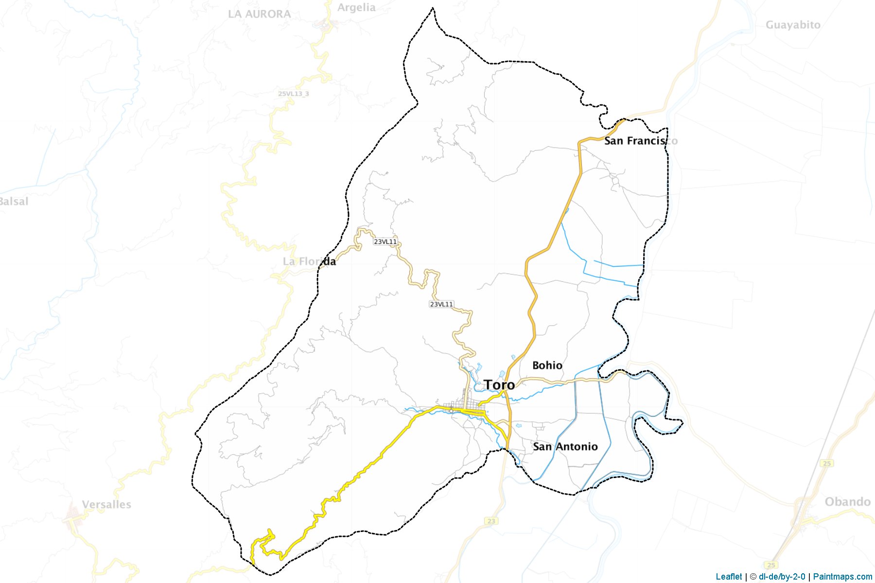 Toro (Valle del Cauca) Map Cropping Samples-1