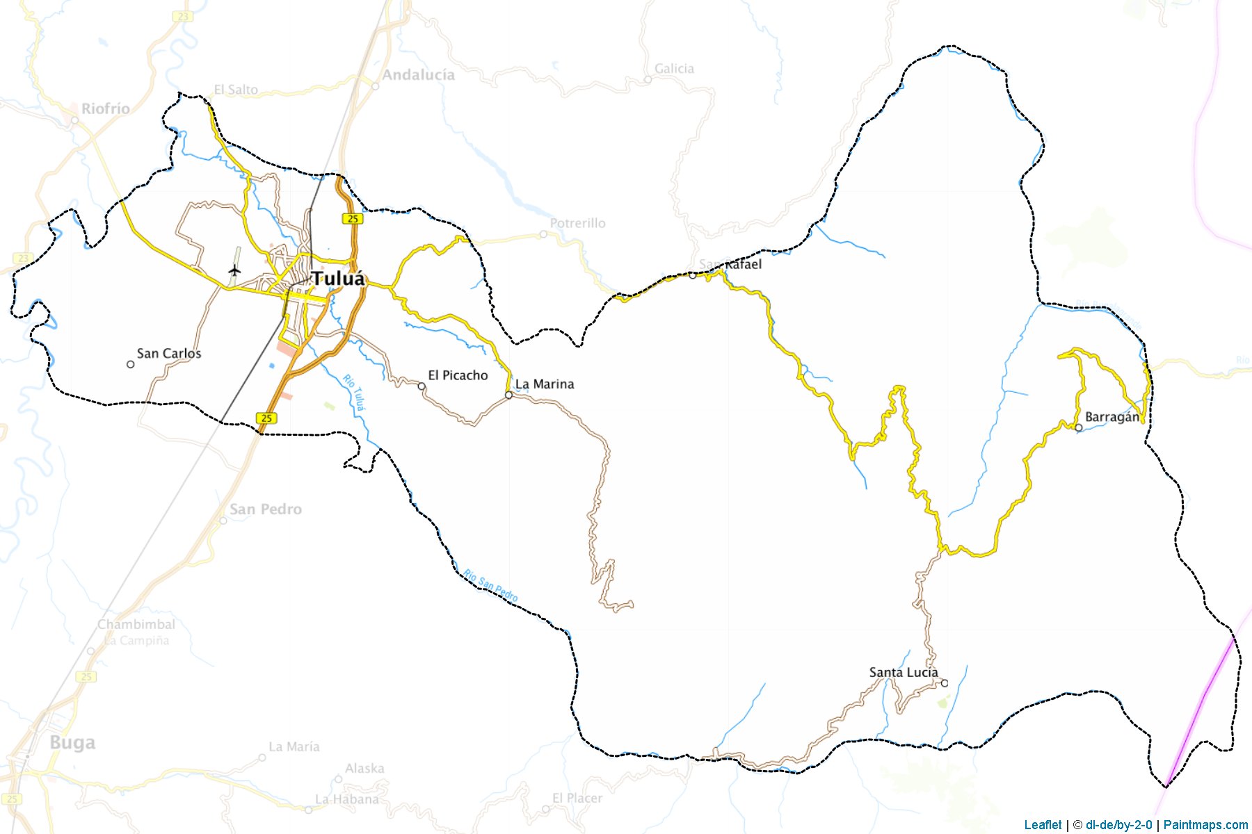 Muestras de recorte de mapas Tuluá (Valle del Cauca)-1