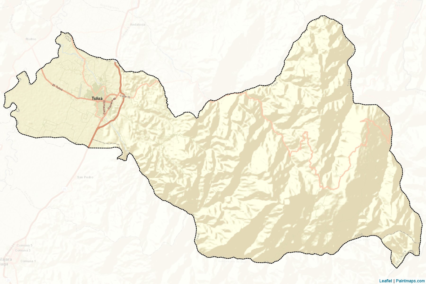 Muestras de recorte de mapas Tuluá (Valle del Cauca)-2