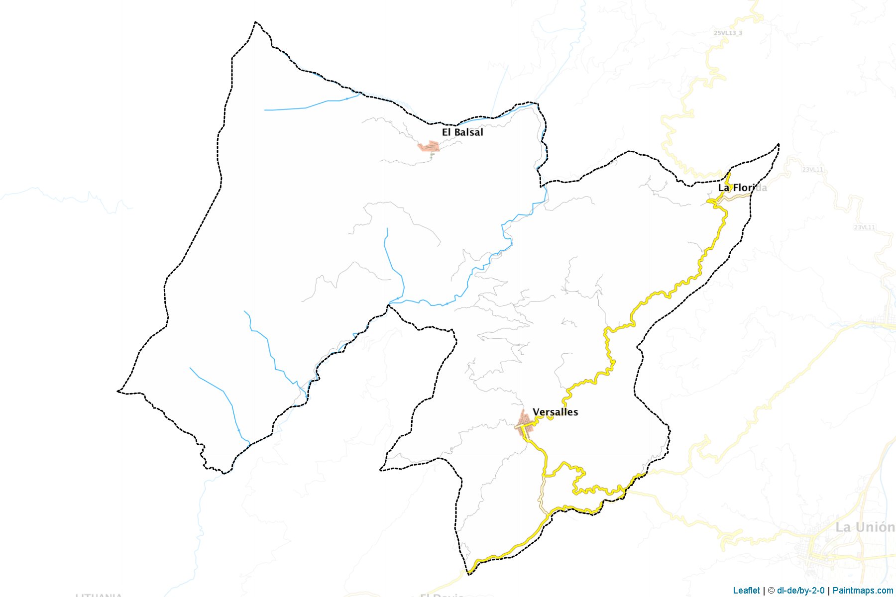 Versalles (Valle del Cauca) Map Cropping Samples-1