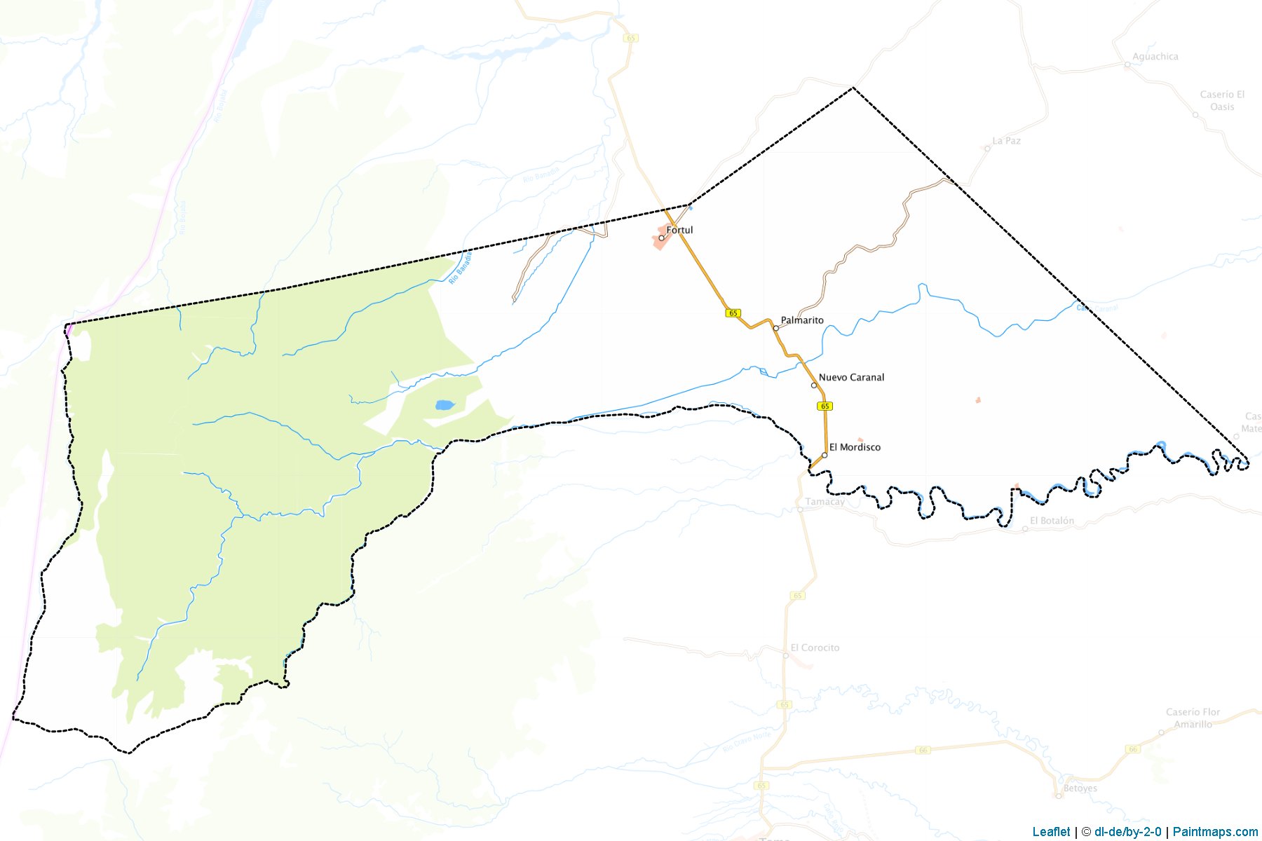 Fortul (Arauca) Map Cropping Samples-1