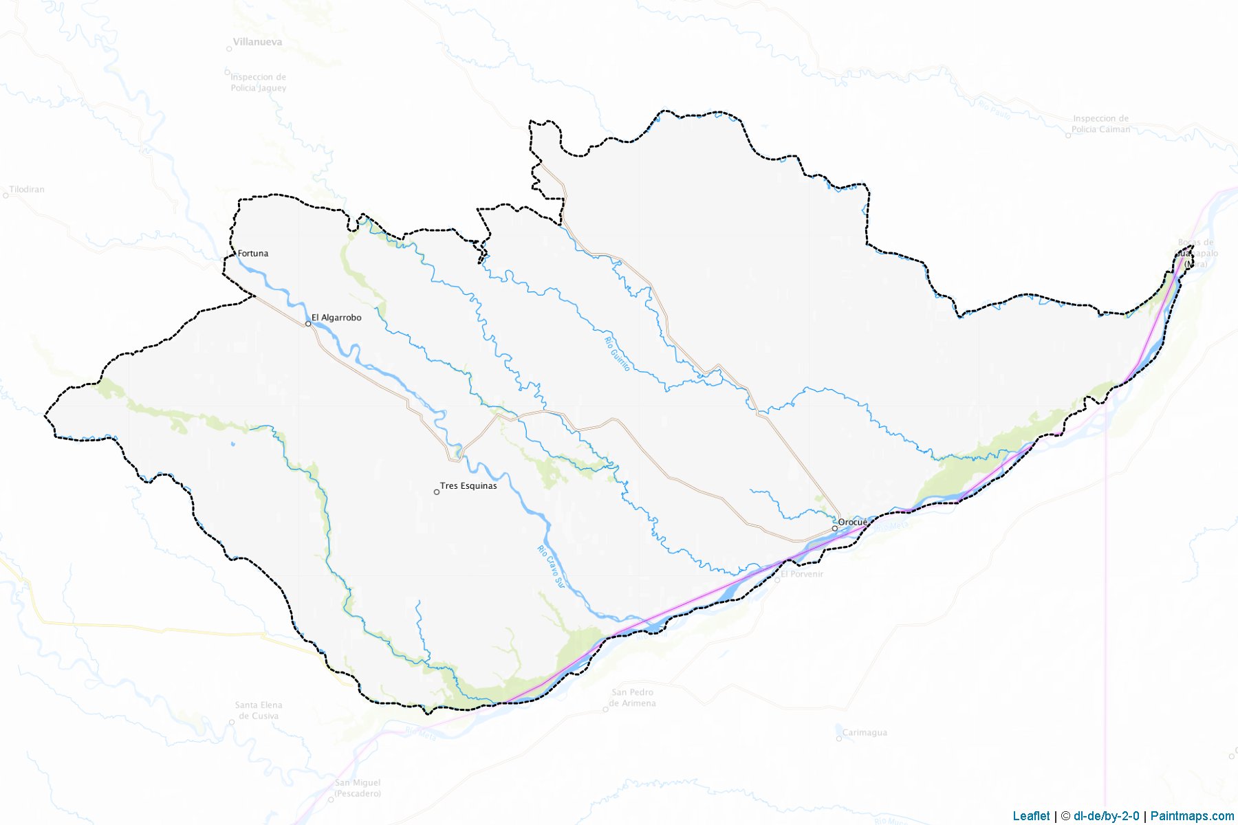 Orocué (Casanare) Map Cropping Samples-1