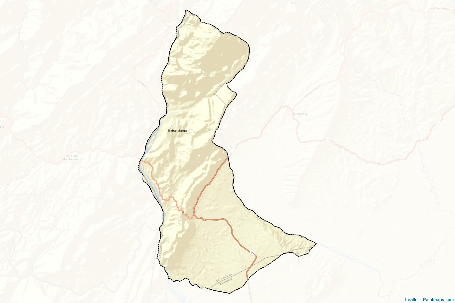 Sabanalarga (Casanare) Map Cropping Samples-2