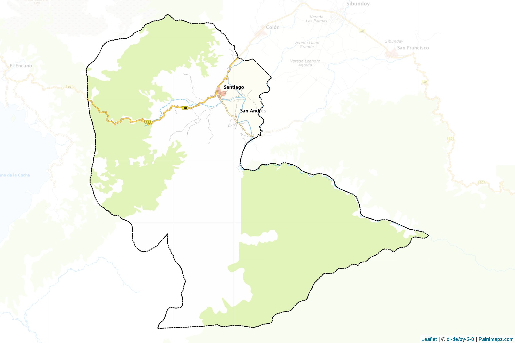 Santiago (Putumayo) Map Cropping Samples-1