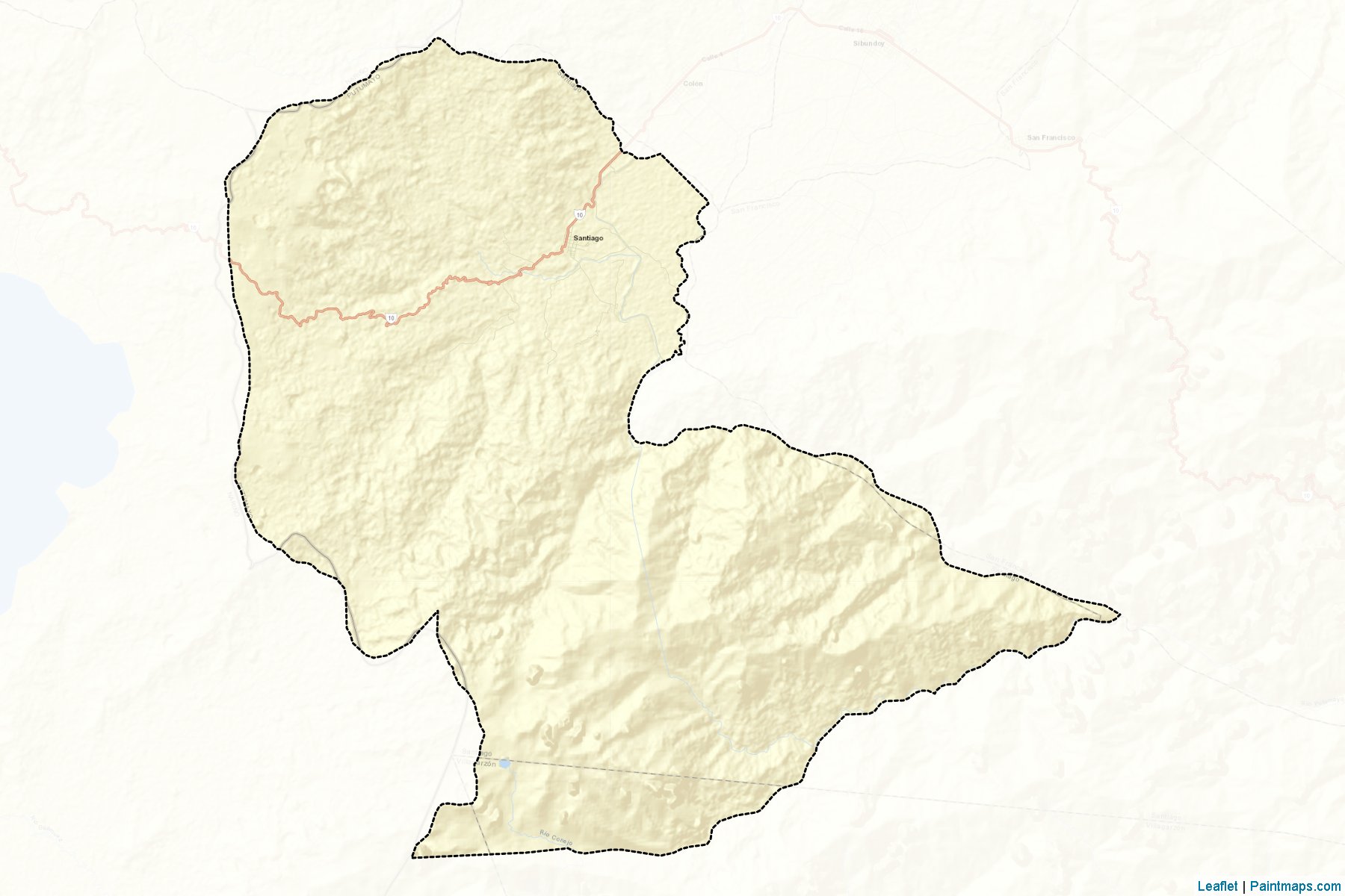 Santiago (Putumayo) Map Cropping Samples-2