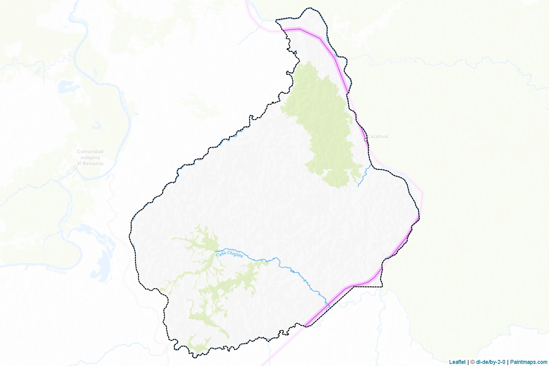 C.D Cacahual (Guainía) Haritası Örnekleri-1