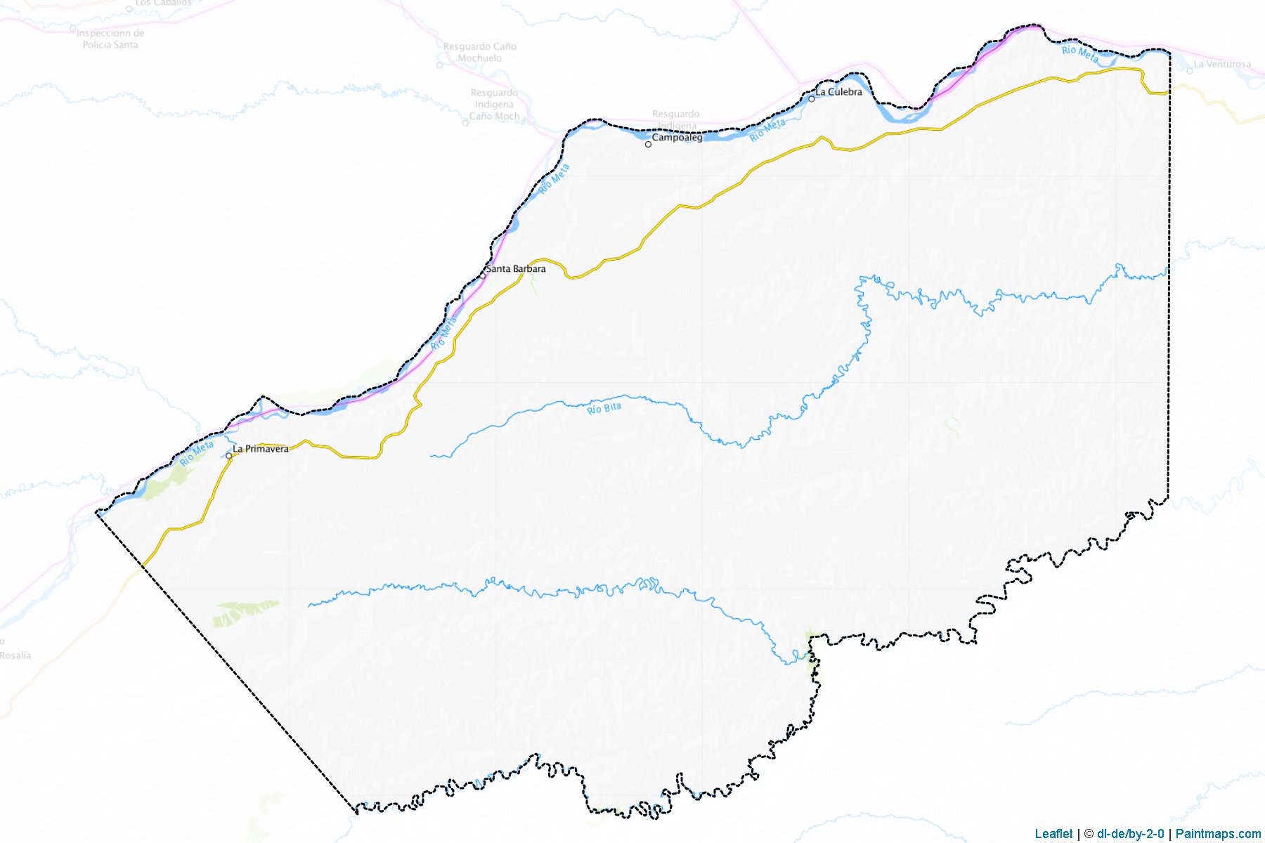 Muestras de recorte de mapas La Primavera (Vichada)-1