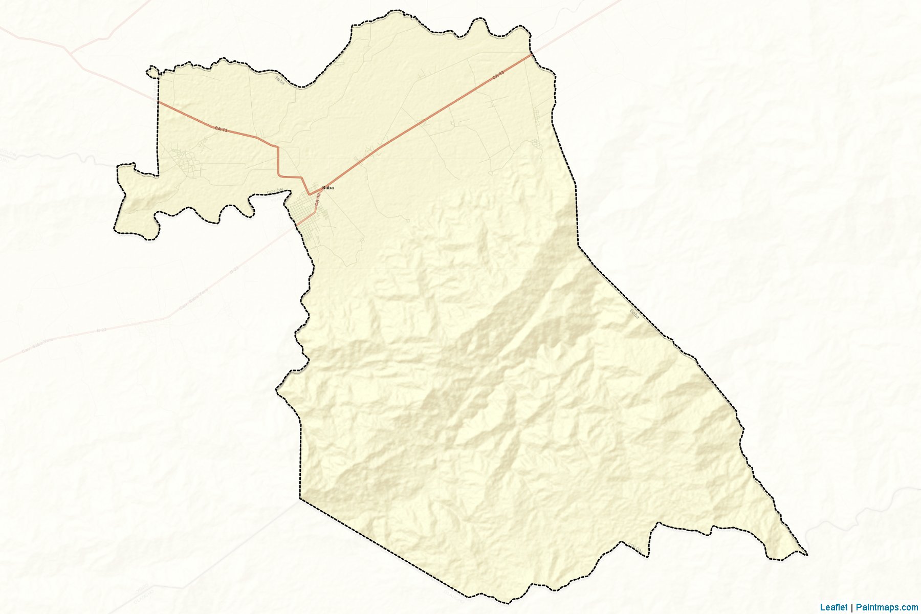 Muestras de recorte de mapas Saba (Colón)-2