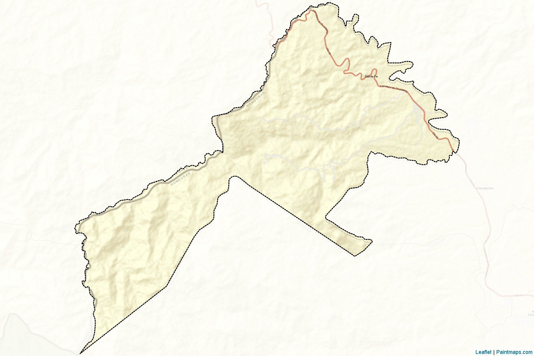 Muestras de recorte de mapas Santa Fe (Ocotepeque)-2